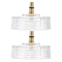 FRCOLOR 2pcs Car Wash Foams Sprayer Replacement Lids High Pressure Nozzle Foams Dispenser Covers For Garden Hose Car Detailing Accessories