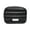 Black, variant on Quilted Puffy Travel Makeup Bag, Waterproof Large Capacity Cosmetic Pouch with Compartments, Multifunctional Toiletry Organizer for Women