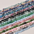 thumbnail image 2 of Xiao Hua piezas de 6 * 9 mm de piedra triturada natural de forma irregular, cristal verde, textura de piedra natural, accesorios de joyería DIY semiacabada, 2 of 5