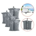 thumbnail image 4 of 2 Pcs Sacs de Sable en Tissu Oxford Sacs de Sable pour Gazebo Sac de Sable en Tissu Oxford Base de Parasol Sacs de Poids Fournitures Extérieures, Gris, 4 of 9