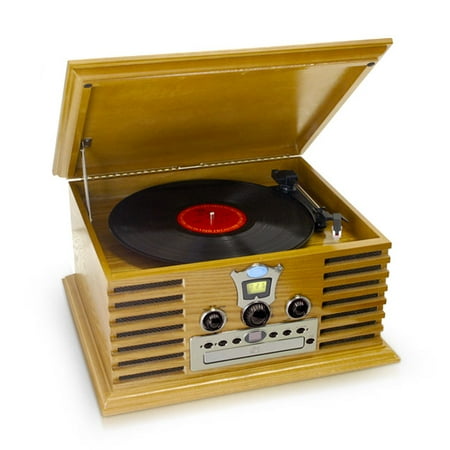 RCA 841.670 Chaplin Turntable with CD Player and AM/FM Radio
