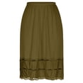 thumbnail image 3 of Miqool Womens Half Slips for Under Dresses Half Slip Lace Trim Half Slips for Under Dresses Knee Length 22-24 inch, 3 of 6