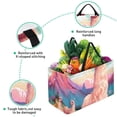 thumbnail image 3 of Alpaca Foldable Reusable Oxford Cloth Laundry Basket - Large Capacity Shopping Basket, Laundry Bag, Toy Basket, 3 of 7