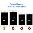 thumbnail image 2 of Case for Apple iPhone 8 Plus and iPhone 7 Plus Cover, 5.5-Inch, Shock Absorption TPU Rubber Gel Transparent Anti-Scratch Clear Back, HD Crystal Clear, 2 of 7