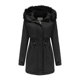 thumbnail image 1 of Chaquetas para mujer Moda Casual Invierno Sólido Con capucha Cordón Cintura Cremallera Abrigo acolchado Blusa Odeerbi ODB-3, 1 of 4