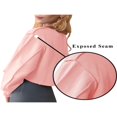 thumbnail image 2 of Ladies‘ Winter Crop Pullover  Long Sleeve Fleece Sweatshirt, 2 of 5