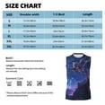 thumbnail image 4 of Picia Starry Sky Wall Flying Tiger mens Cotton Tank Undershirts , Moisture-wicking Ribbed Tanks, Lightweight Cotton Tank Undershirts-Medium, 4 of 8