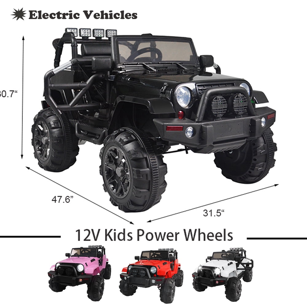 Details about   12V Kids Ride on Truck Battery Powered Electric Car W/Remote Control 