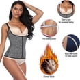 thumbnail image 4 of VASLANDA Neoprene Waist Trainer Corset for Weight Loss Women Sauna Vest Workout Tank Tops Slimmer, 4 of 7