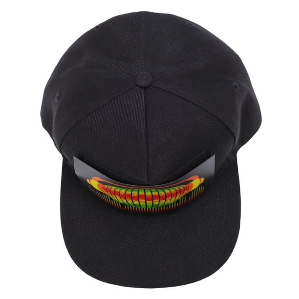 Gorra LED, Gorra De Béisbol LED Con Pantalla De Luz Activada Por Sonido, Ajustable Y Cómoda Gorra Con Luz Para Conciertos, Fiestas De Disfraces, Reuniones, Actuaciones En La