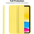 thumbnail image 5 of KOMI for iPad 10th Generation Case 2022 with Pencil Holder, iPad 10.9 Inch Case [Support Touch ID] Flexible TPU Back Shell Smart Trifold Stand Protective Cover, Auto Wake/Sleep, 5 of 5