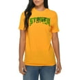 thumbnail image 3 of Oversized Stoned Graphic Design Deluxe Jersey T-Shirt - Taxi Gold XL, 3 of 4