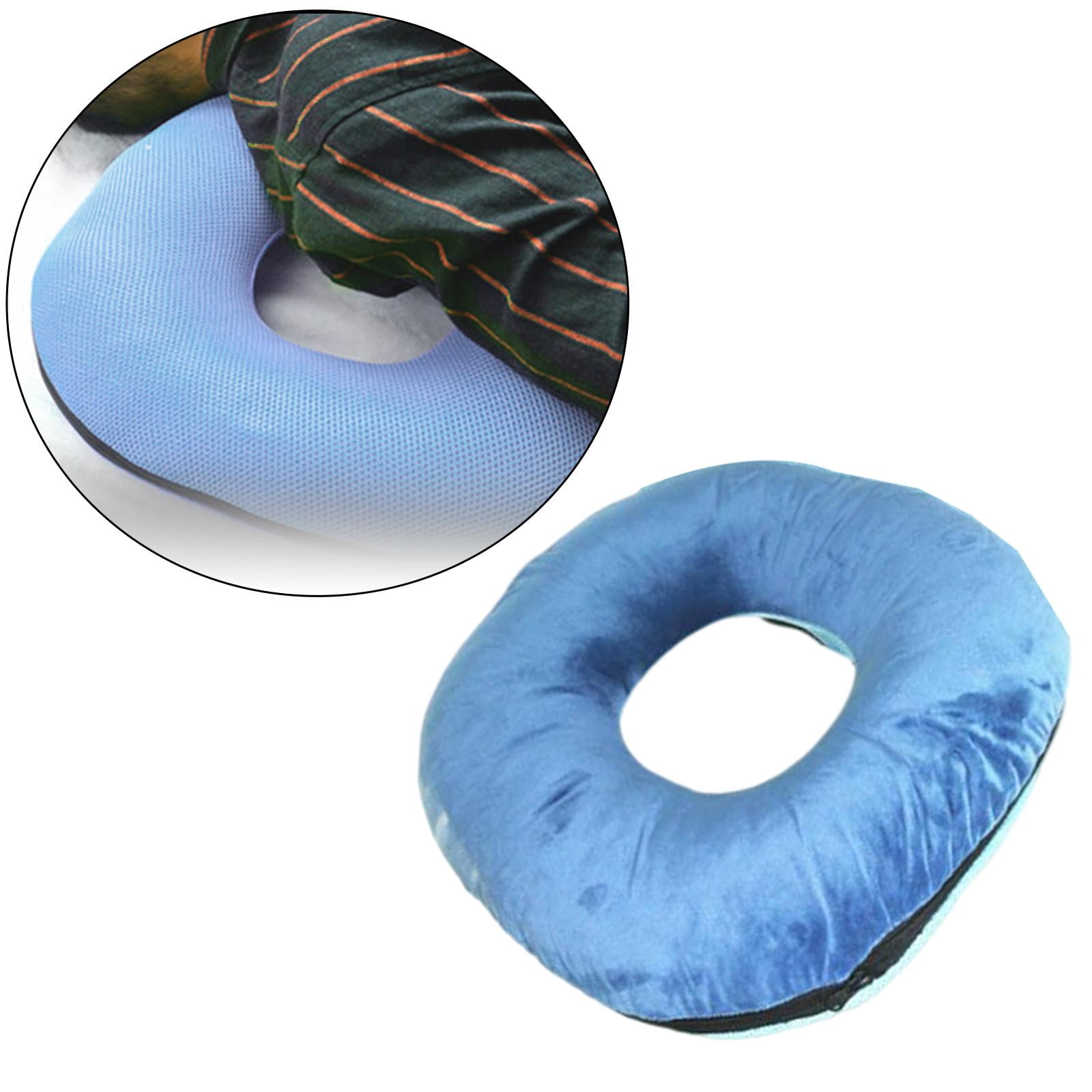 Donut Tailbone Pillow, Slow Rebound Memory Foam Hollow Seat Cushion With  Pump, Summer Breathable Pillow Cushion For Relief Hemorrhoids Tailbone  Pain, Round Wheelchair Cushion For Office Chair Car And Home (with 1