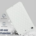 thumbnail image 6 of Allytech Case for 7.9 inch Apple iPad mini 4/5, Slim Luxury Diamond Pattern [Camera Protection] Shockproof Soft TPU Back Case Compatible with iPad mini 4/5 - White, 6 of 7
