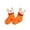 Orange, variant on JCCXIN Child Toddler Boys Girls Crew Socks Cotton Soft Fuzzy Doll Solid Color Summer Spring Comfort Everyday Wear Lovely Home Socks,Black,3-8 Years