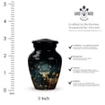 thumbnail image 2 of Wildlife Dear Forest - Metal Urns - Little Urns For Adults - 3 Inch - Pack Of 2 - Miniture Urns For Male & Female - Handcrafted Urns For Ashes - Ashes Urns Human Remains - Small Keepsake Urns, 2 of 5