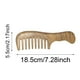 thumbnail image 3 of Peine de madera de púas anchas Peine para el cabello Peine de púas anchas para cabello rizado Peine de sándalo verde para desenredar el cabello para mujeres y niñas, 3 of 7