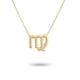 thumbnail image 2 of Sonducket Ins Twelve Zodiac Sign Retro Constelaciones Tema Zodiaco Collar Ins Charm Cómodo colgante a prueba de herrumbre Virgo oro Type3 NO3, 2 of 6