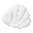 thumbnail image 3 of 1PC Inflatable Bath Pillow with Suction Cups Neck Support Pillow Bathtub Fan-shaped Cushion Bathing Accessories White, 3 of 8
