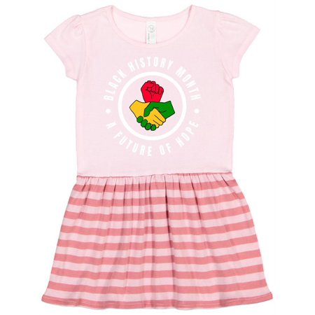 

Inktastic Black History Month A Future of Hope Gift Toddler Girl Dress