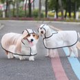 thumbnail image 2 of Pet Dog Rain Coat For Small Large Dogs French Bulldog Husky Transparent Coat Coat Rain Jacket, 2 of 3