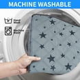 thumbnail image 4 of RIOUSSI Hexagon Washable Fleece Liner for Guinea Pig Small Animal Playpen. Gray Stars,M, 4 of 4