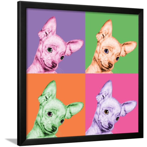 Sweet Chihuahua Pop, Animals Framed Art Print Wall Art by Jon Bertelli Sold by Art.Com