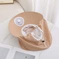 thumbnail image 3 of Glisme Sun Hat With Fans For Women Solar Fan Bucket Hat For Men Women Upf50+ Sun Wide Brim Outdoor Sports Summer Bucket Hat For Men And Women Khaki, 3 of 4
