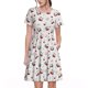 thumbnail image 1 of Balery Cherry Berries Vestidos sueltos de manga corta para mujer, vestidos de verano 2025, vestidos casuales de corte A con vuelo., 1 of 6