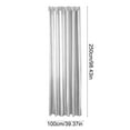 thumbnail image 3 of Fmbmuo Room Darkening Curtains for Living Room UV Resistant White Satin Decorations， Minimalist Thermal Insulation 1 pcs Rod Pocket Window Curtains， Bedroom/Living Room,98 Inch, 3 of 5