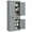 Grey, variant on HOMCOM Kitchen Pantry, Freestanding Buffet Cabinet with 4 Doors, Black