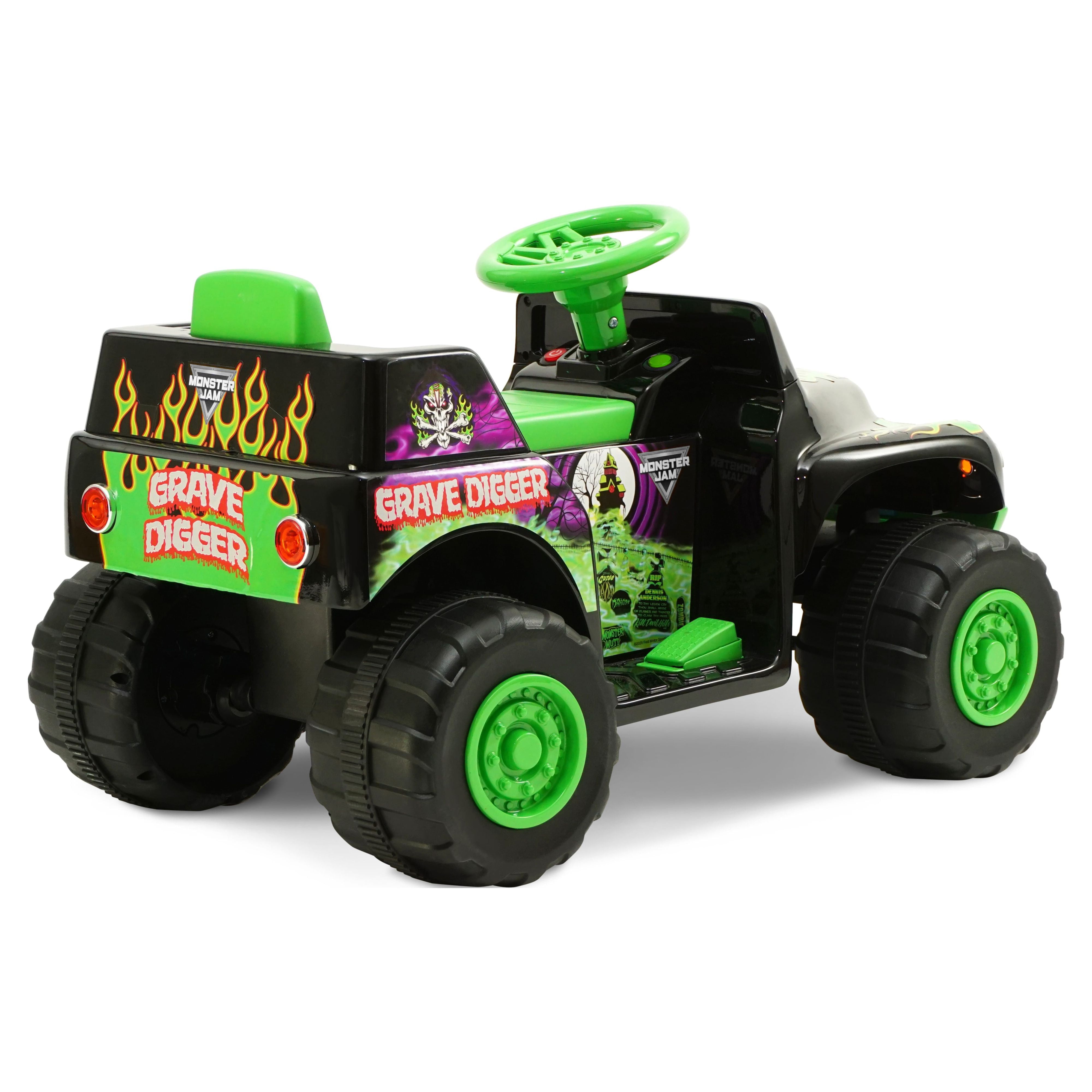 Monster jam grave digger sale mini quad 6v