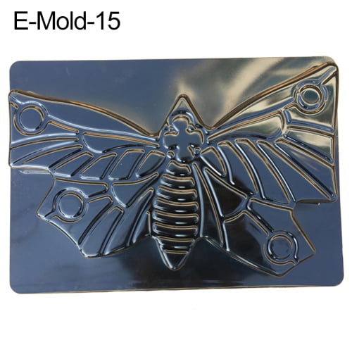 Butterfly plaque mold plastic cement plaster mould 10" x 1/3" thick 