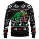 thumbnail image 5 of Suéter feo de punto divertido de Navidad de algodón con diseño de Papá Noel para mascotas, suéter informal vintage de invierno estilo Harajuku, jersey retro de manga larga con impresión 3D, 5 of 5