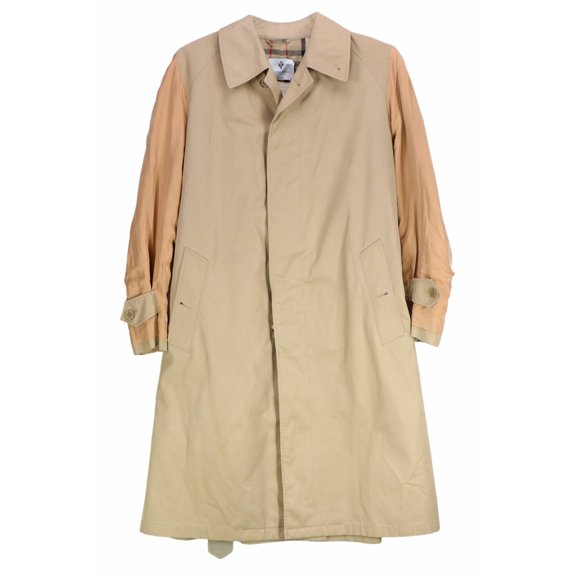 Yekaterina Ivonkova Women's Beige Reworked Tranch Zoli Coat Trenchcoat - L