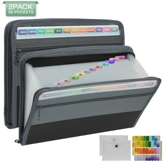 Rubbermaid Classic Hot File Add-On Pocket - Letter Size Smoke Colored Document Organizer