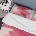 thumbnail image 4 of Designart "Radiant Pink Polar Smoke III" Abstract Bedding Covert Set - Abstract Pink Modern Bed Set With 2 Shams, 4 of 6