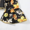 thumbnail image 5 of 9Y Big Girls Clothes Big Girls Outfits 10 Years Big Girls Half-Sleeve Suspender Floral Top Shorts 2PCS Girls Summer Clothing Set Black, 5 of 8