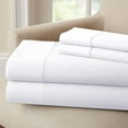 thumbnail image 4 of 810 TC Snow White Flex Top Eastern King Size Sheet Sets By Cooling Planet, 4 of 7