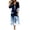 Black 30, variant on Karymi Spring Dresses for Women Floral Print Bohemian Maxi Dress, Ruffle V Neck Lace-Up Front 3/4 Puff Sleeve Elastic Waist Flowy Beach Vacation Sundress Summer Dress