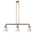 thumbnail image 4 of Innovations Lighting 213-S Bellmont Bellmont 3 Light 39" Wide Linear Chandelier - Bronze, 4 of 7