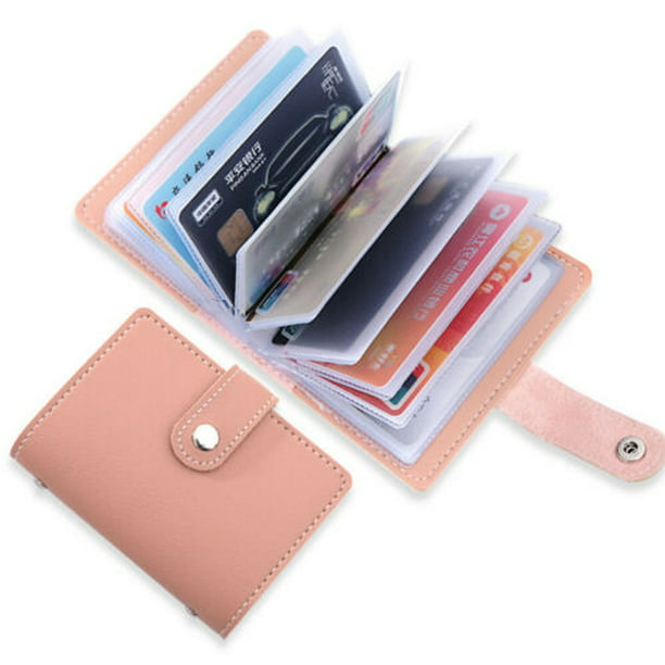 Women's Slim PU Leather Card Holder - 26 Slot – Dynergy