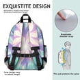thumbnail image 5 of Tie Dye Pattern Backpack for School,Cute School Bag,Schoolbag with Adjustable Shoulder Straps & Padded Back,15.25"x11.5"x5.25", 5 of 5