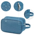thumbnail image 4 of Travel Toiletry Bag Hanging Dopp Kit for Men, Makeup Bags for Women Traveling Shaving Bag for Toiletries Cosmetic Medicine Organizer, Navy Blue, 4 of 7