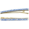 Hairitage Beaded Hair Clips – Slate Blue, 2PC