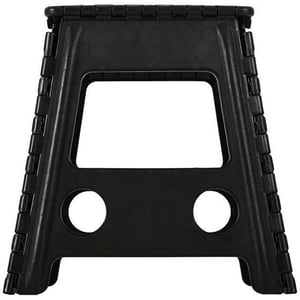 Jinsinto Échelle pliante extérieure en plastique échelle pliant noir 29 * 22 * 40cm