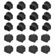 thumbnail image 1 of Tapa de silicona para puerto modular RJ11, tapón anti-polvo negro, 20 piezas, 1 of 4