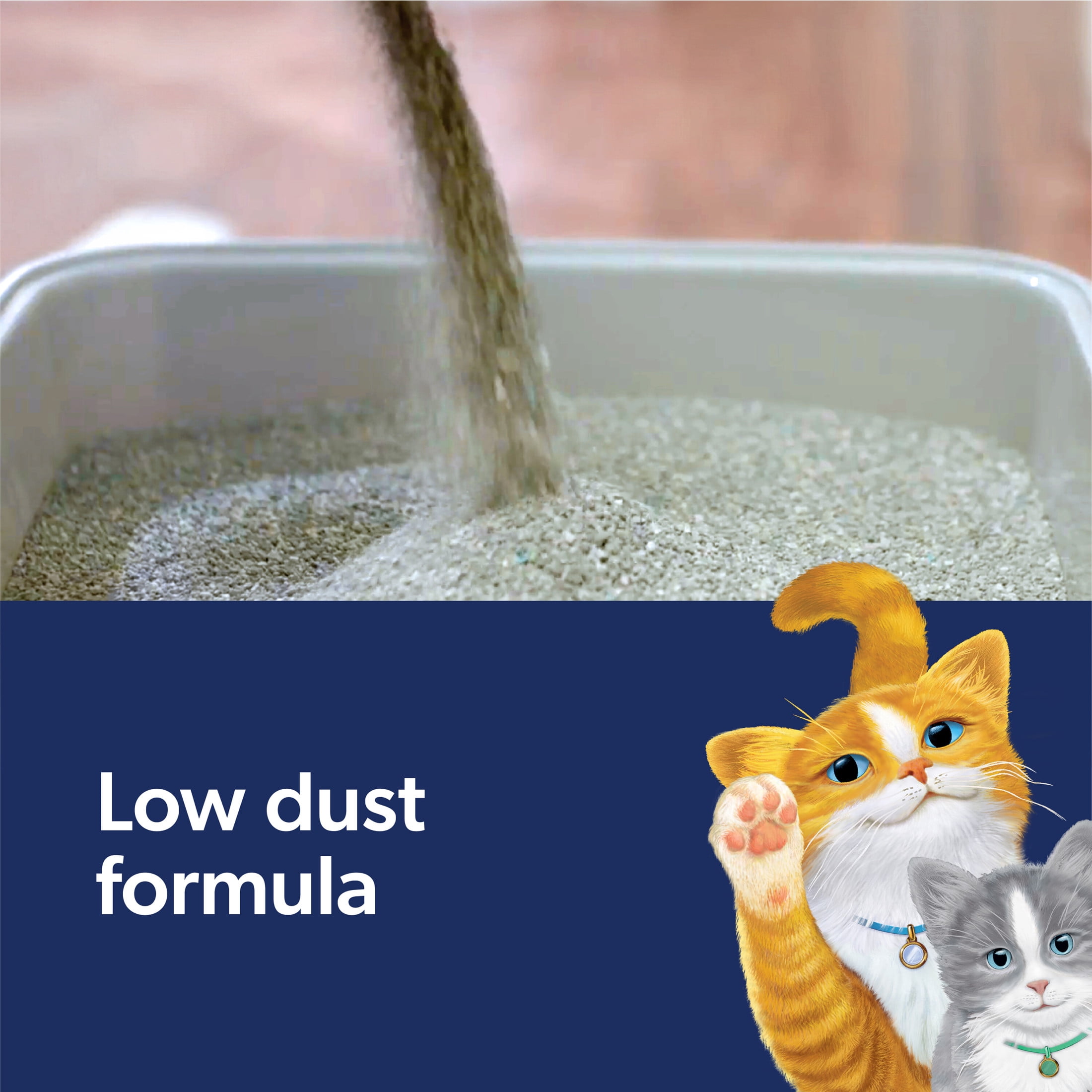 Fresh Step Clean Paws Multi-Cat Scented Clumping Litter with the Power of Febreze, 22.5 lbs