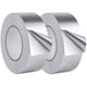 thumbnail image 1 of Cinta adhesiva de aluminio Desiderio, cinta de sellado de aluminio BR-Vie, cinta de aluminio impermeable, para cocina, baño, electricista, superficie de metal, 20 m 30 mm (2 rollos, plata), 1 of 5
