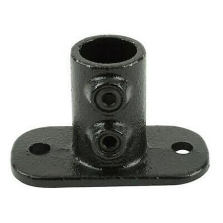 Black 3/4-in Standard Rail Flange fits Pipe O.D. 1.05-in